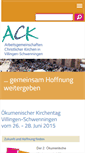 Mobile Screenshot of kirchentag-vs.de