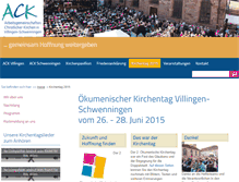 Tablet Screenshot of kirchentag-vs.de